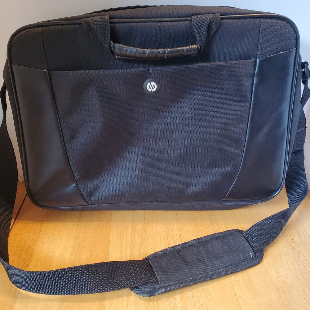 HP Laptop Travel Carrying Case Bag 16" 11" 3" W Shoulder Strap Top Loader Pocket